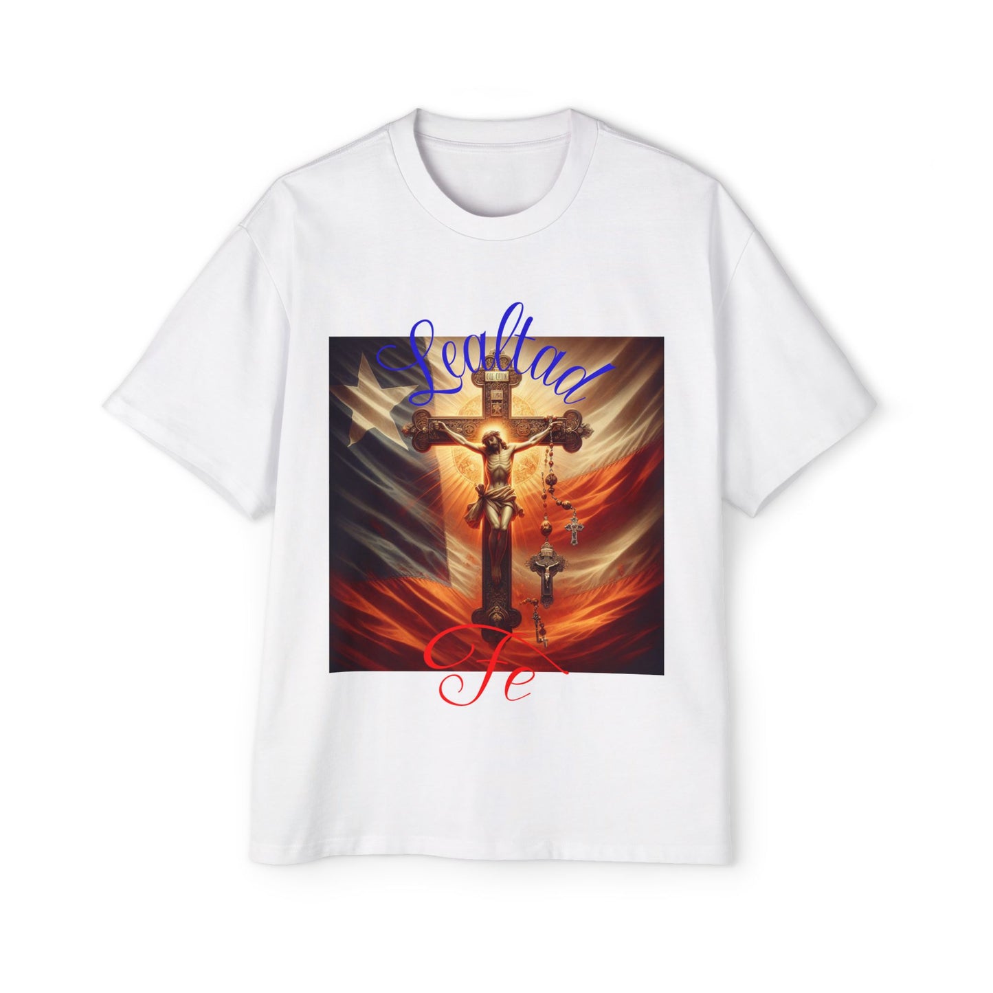 Men's Graphic Tee - Con Dios Loyalty and Faith Design