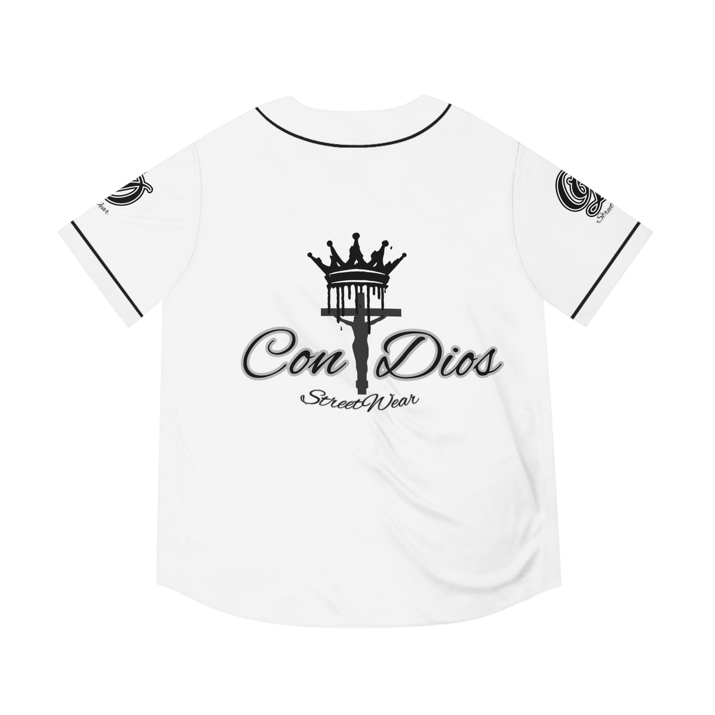 Baseball Jersey - Con Dios CD Logo