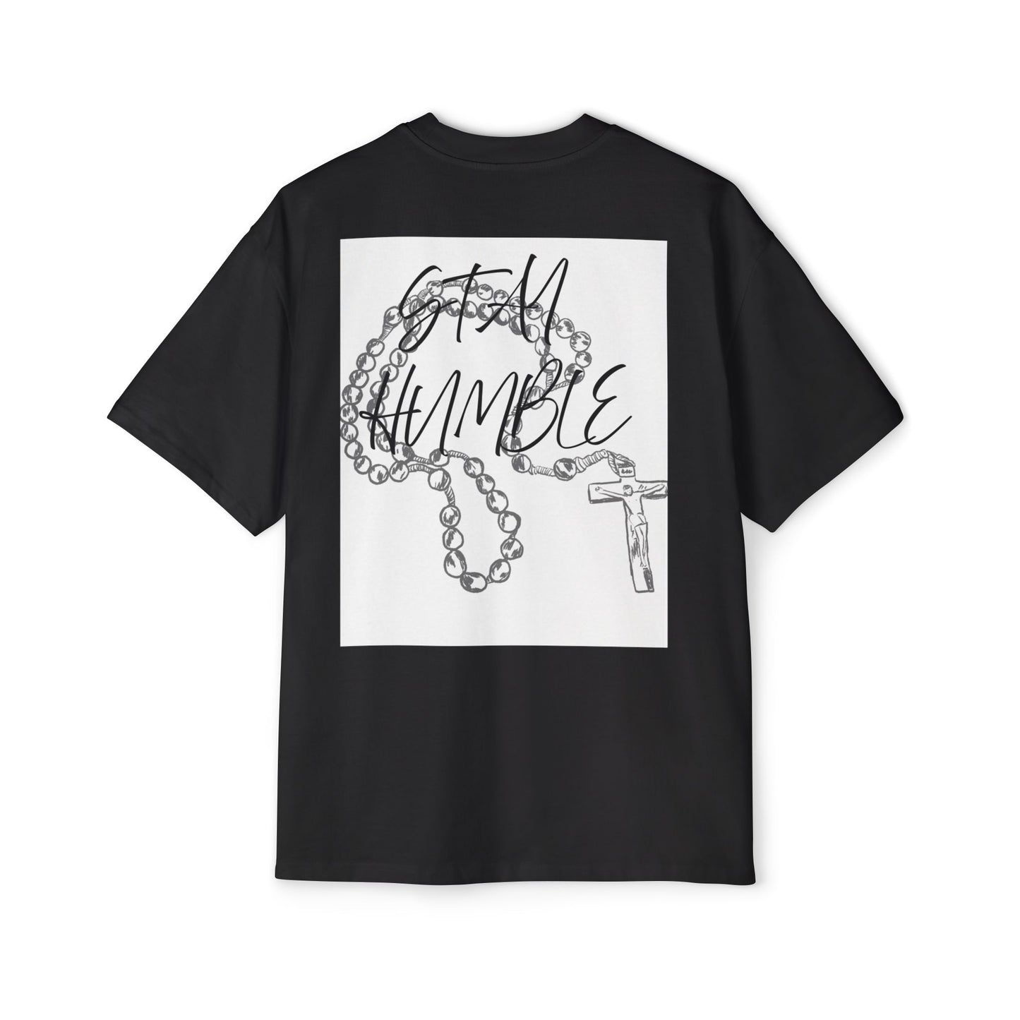 Oversized Tee - Con Dios Stay Humble Men's Heavy Tee