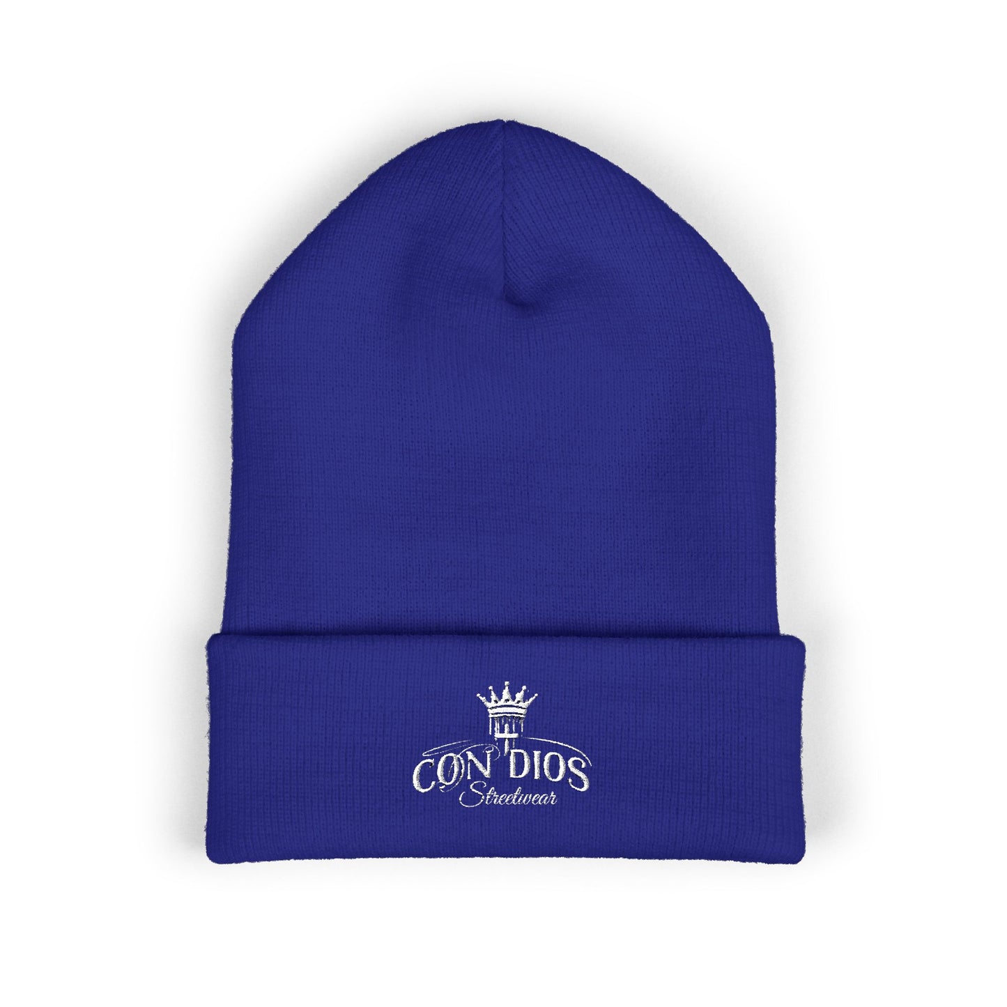 Con Dios Embroidered Streetwear Beanie