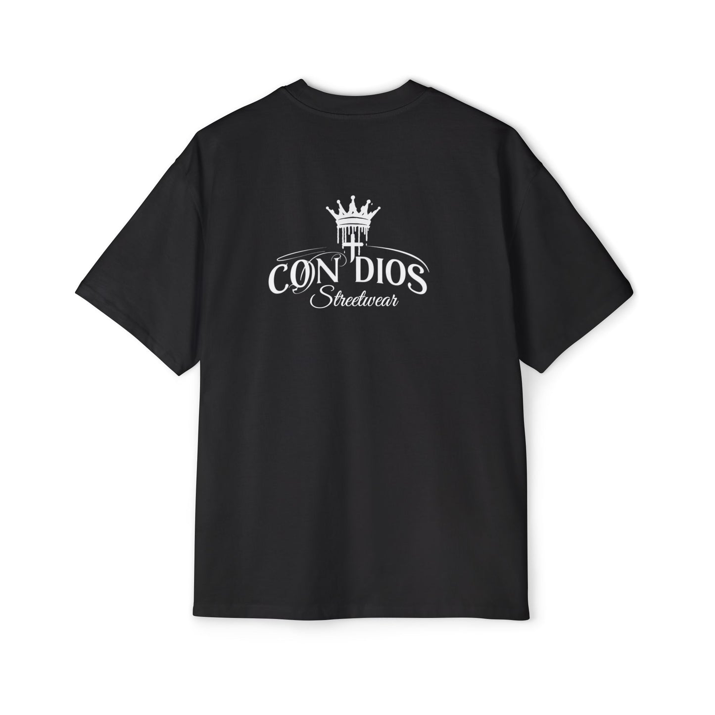 Men's Graphic Tee - Con Dios Loyalty and Faith Design