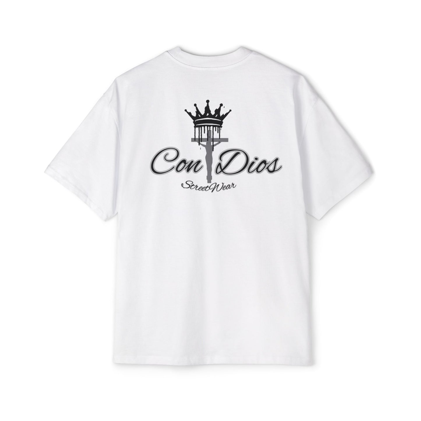 Oversized Tee with Con Dios CD Logo