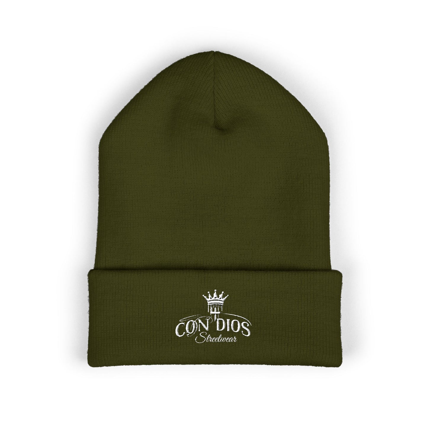 Con Dios Embroidered Streetwear Beanie