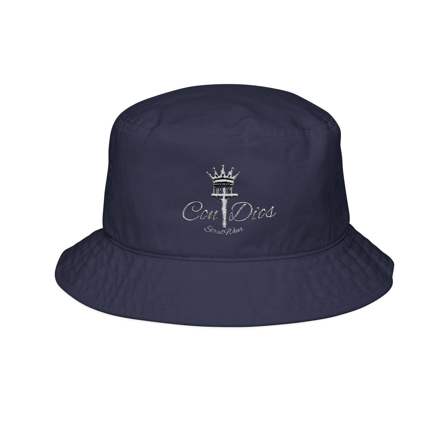 Bucket Hat - Con Dios Street Wear Embroidered Hat for Faithful and Stylish Individuals