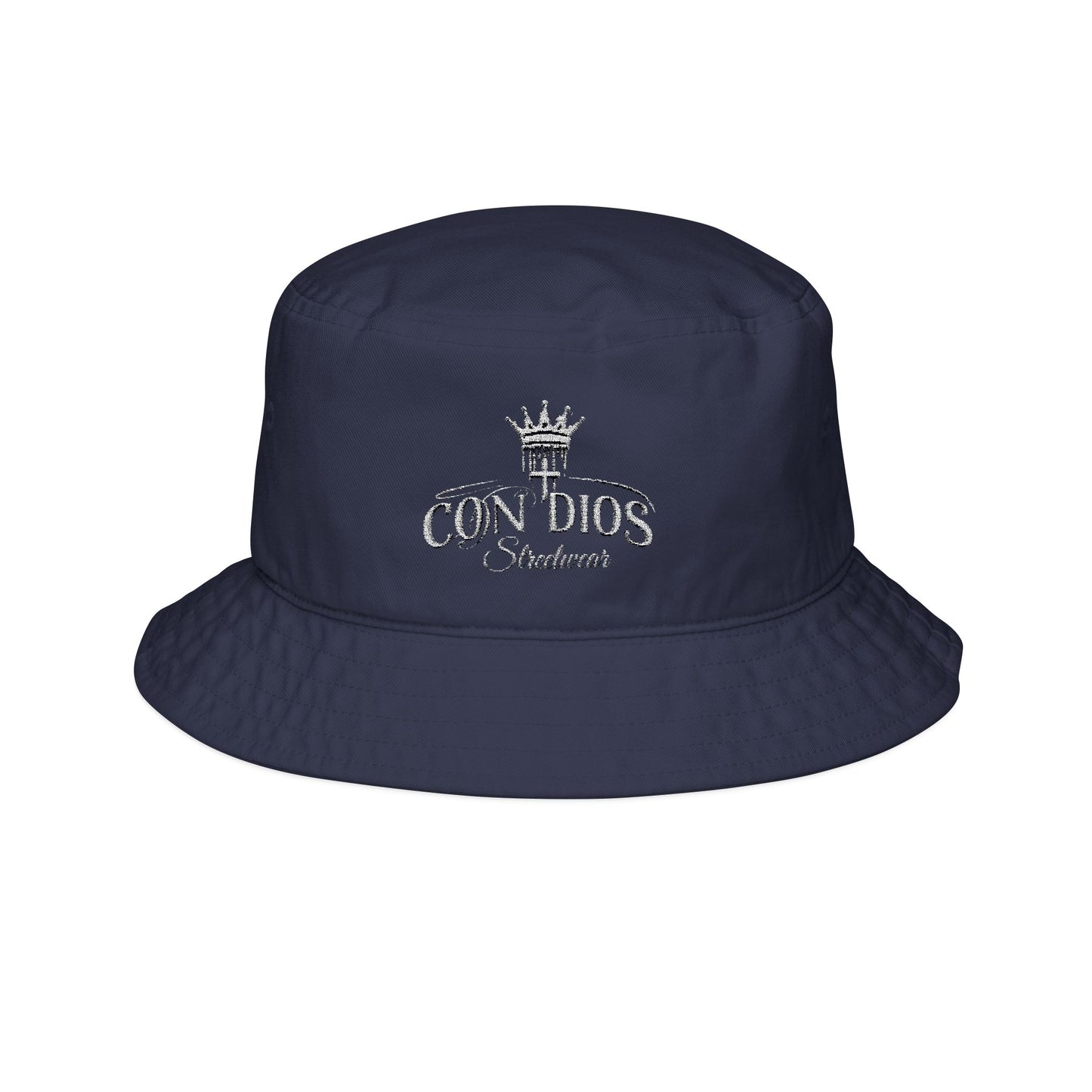 Bucket Hat - Con Dios Street Wear Embroidered Hat for Faithful and Stylish Individuals